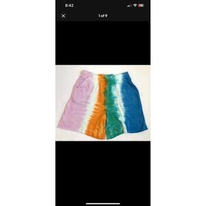 Wild Fable Tie Dye Shorts‎ Lounge Casual Comfy Colorful Drawstring Womens